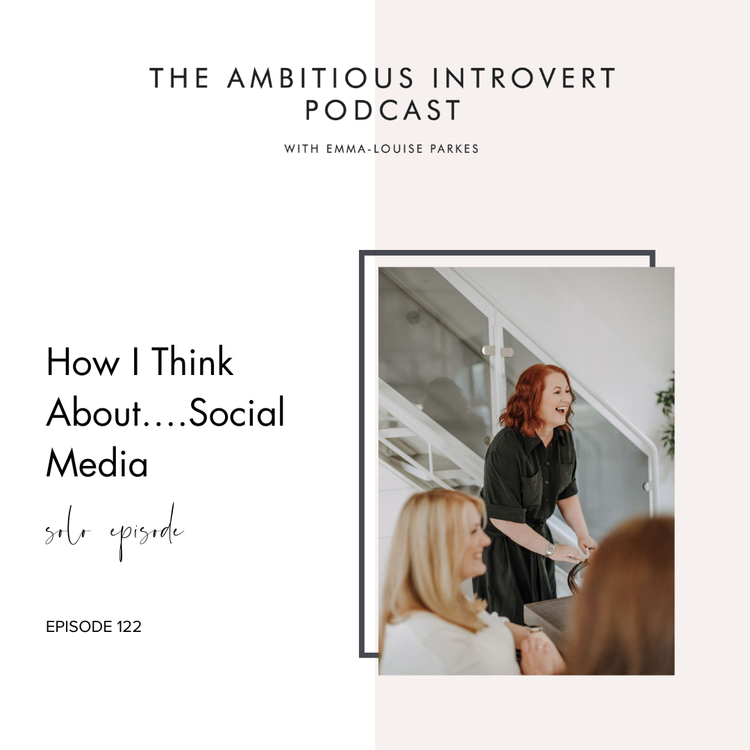 How I Think about social media. Coach for introverts